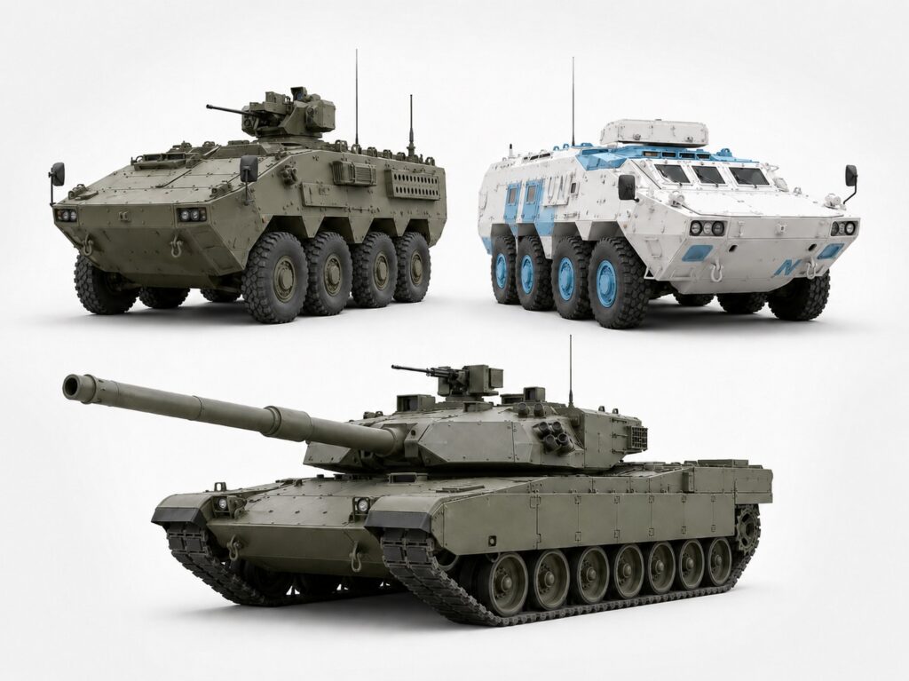 armored vehicles