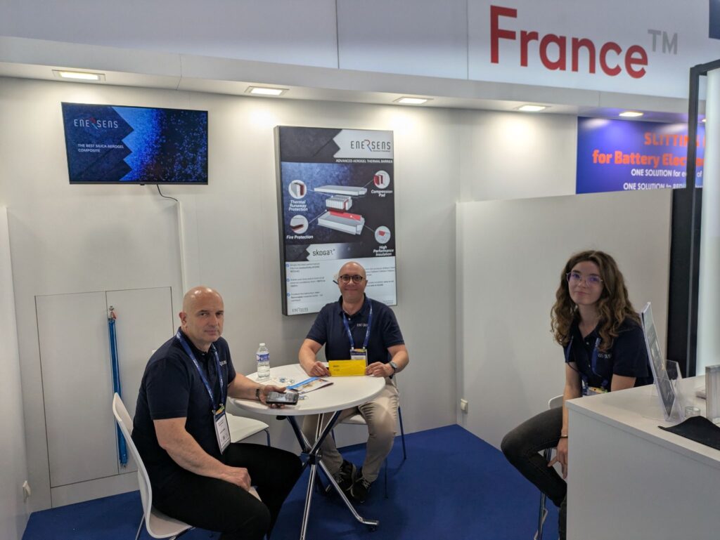 Enersens team at Battery Show Europe 2026